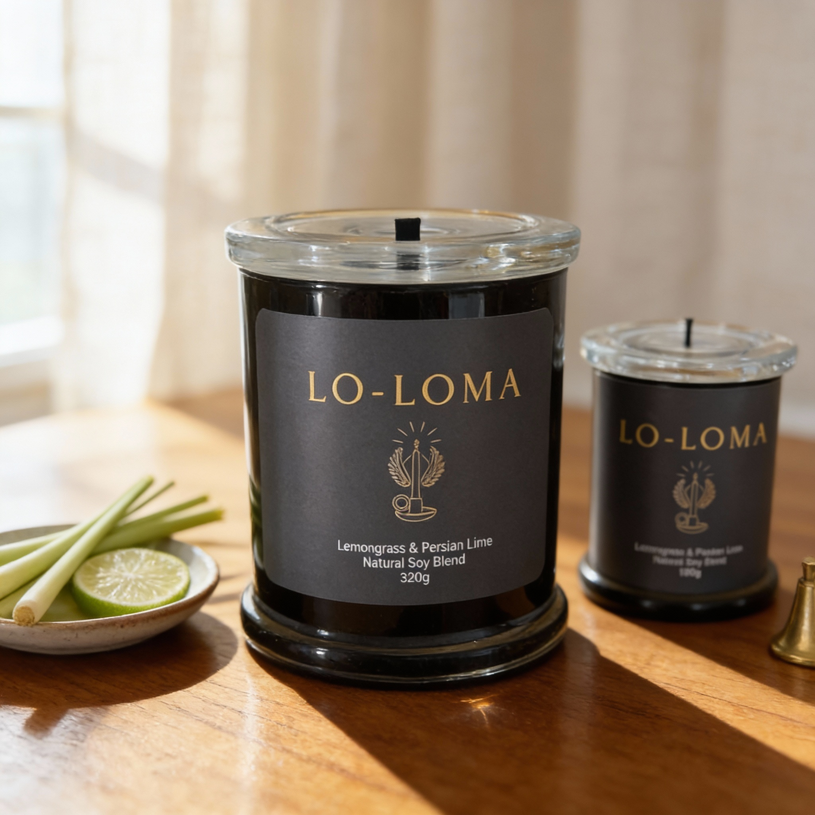 Persian Lime & Lemongrass Boxed Soy Candle
